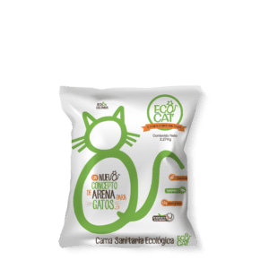 Arena para gatos  Cama sanitaria ecológica 2.27 Kg