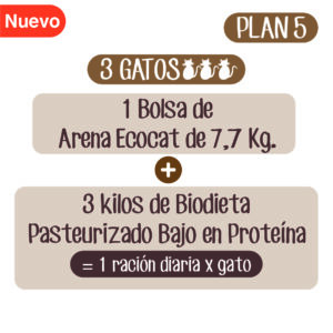 arena para gatos de maiz