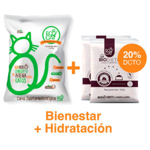 Bienestar e Hidratación: Arena Ecologica 4,5 kg. + 2 Caldo Original con 20% dcto +
